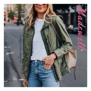 Madewell Fleet Jacket, Desert Olive Green, XXS